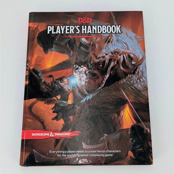 Dungeons & Dragons Player's Handbook 5th Ed D&D Roleplay Game Rules Playbook New - Picture 16 of 16